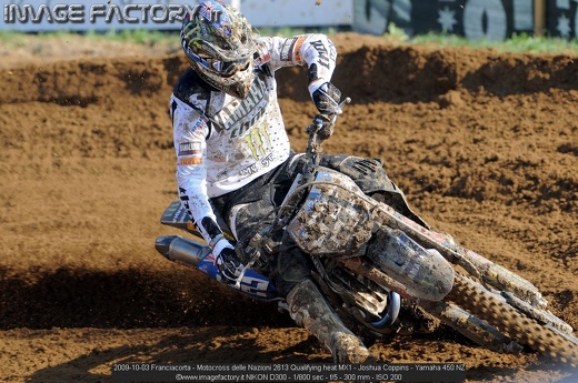 2009-10-03 Franciacorta - Motocross delle Nazioni 2613 Qualifying heat MX1 - Joshua Coppins - Yamaha 450 NZ